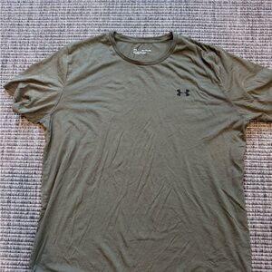 Under Armour Men's Khaki Short Sleeve Tee